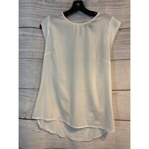 French Connection Double Material Sleeveless Blouse L